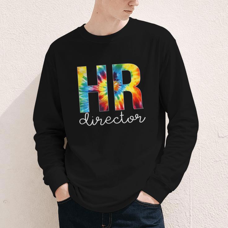 HR Director For Work Tie Dye Back To School Appreciation Day Youth Long Sleeve Tee HR Director For Work Tie Dye Back To School Appreciation Day Youth Long Sleeve Tee