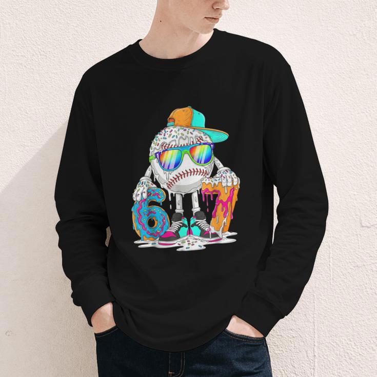 HUGvyn 6 7 Baseball Number Kid Drip Ice Cream Six Seven Meme Youth Long Sleeve Tee HUGvyn 6 7 Baseball Number Kid Drip Ice Cream Six Seven Meme Youth Long Sleeve Tee