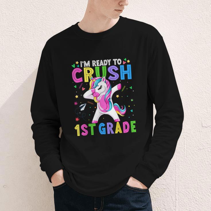 I'm Ready For First Grade Back To School 1st Grade Girls Youth Long Sleeve Tee I'm Ready For First Grade Back To School 1st Grade Girls Youth Long Sleeve Tee