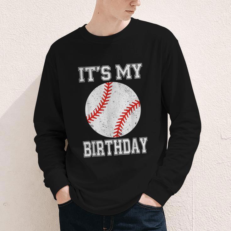 It’s My Birthday Baseball Vintage Style Youth Long Sleeve Tee It’s My Birthday Baseball Vintage Style Youth Long Sleeve Tee