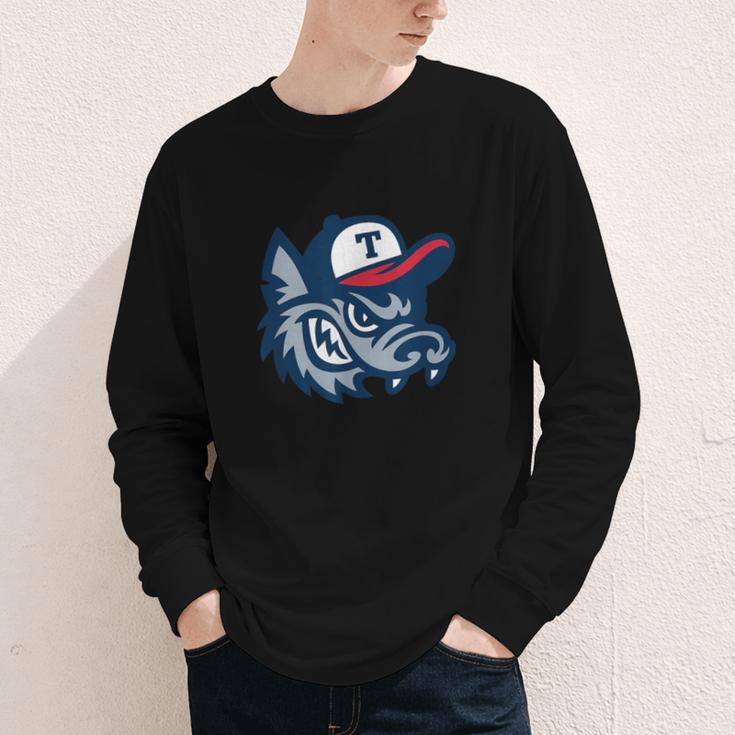 Jarrell Storm Chasers Baseball Big Logo Youth Long Sleeve Tee Jarrell Storm Chasers Baseball Big Logo Youth Long Sleeve Tee