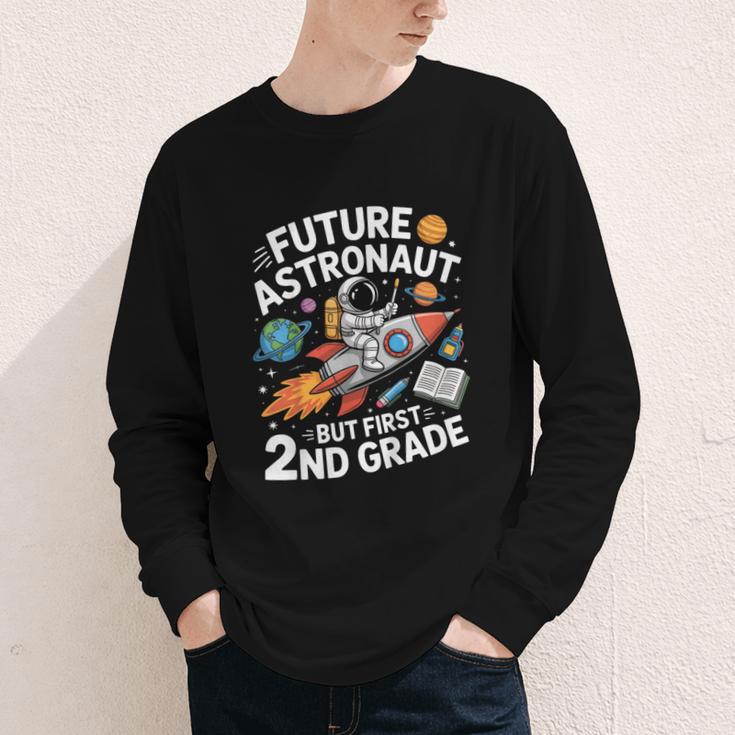 Kids Future Astronaut 2nd Grade Student Back To School Boys Kids Youth Long Sleeve Tee Kids Future Astronaut 2nd Grade Student Back To School Boys Kids Youth Long Sleeve Tee