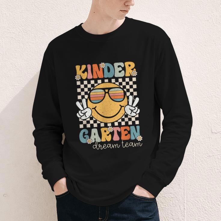 KinderGarten Dream Team Smile Retro Back To School Kinder Youth Long Sleeve Tee KinderGarten Dream Team Smile Retro Back To School Kinder Youth Long Sleeve Tee