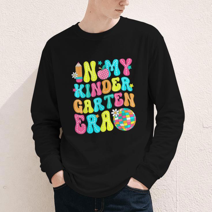 In My Kindergarten Era Groovy Back To School Youth Long Sleeve Tee In My Kindergarten Era Groovy Back To School Youth Long Sleeve Tee
