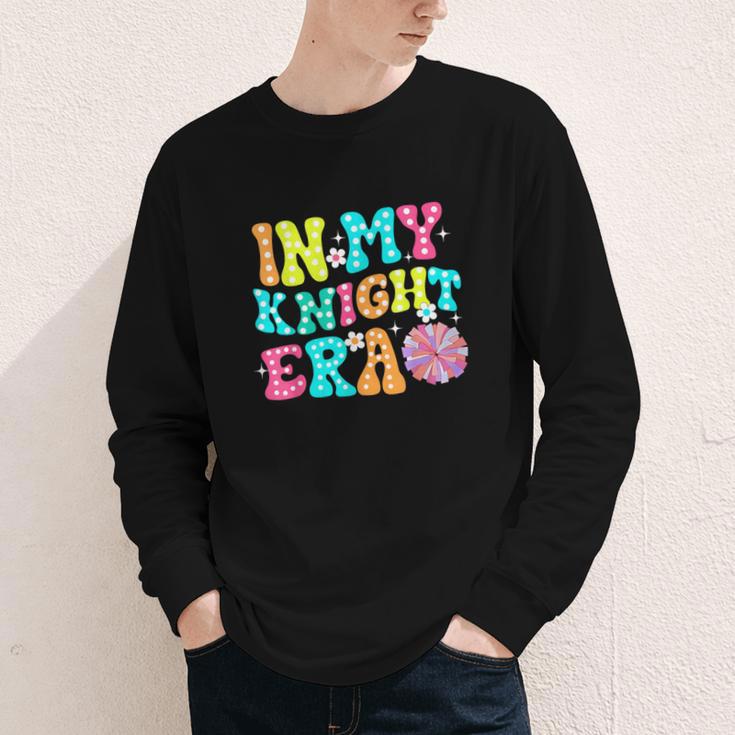 In My Knights Era Back To School Spirit Game Retro Groovy Youth Long Sleeve Tee