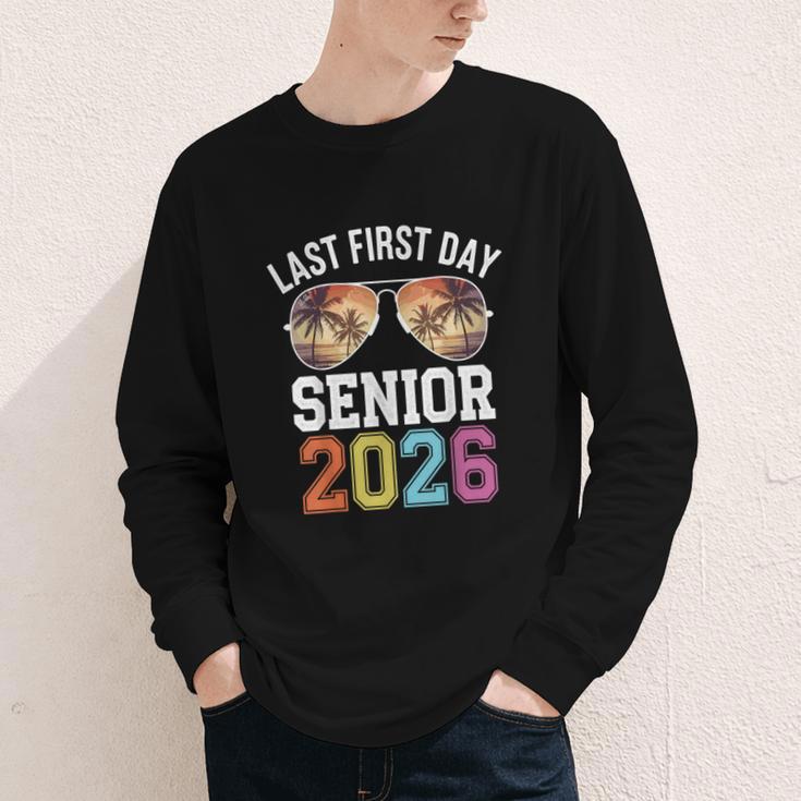 My Last First Day Class Of 2026 Senior Day Back To School Youth Long Sleeve Tee