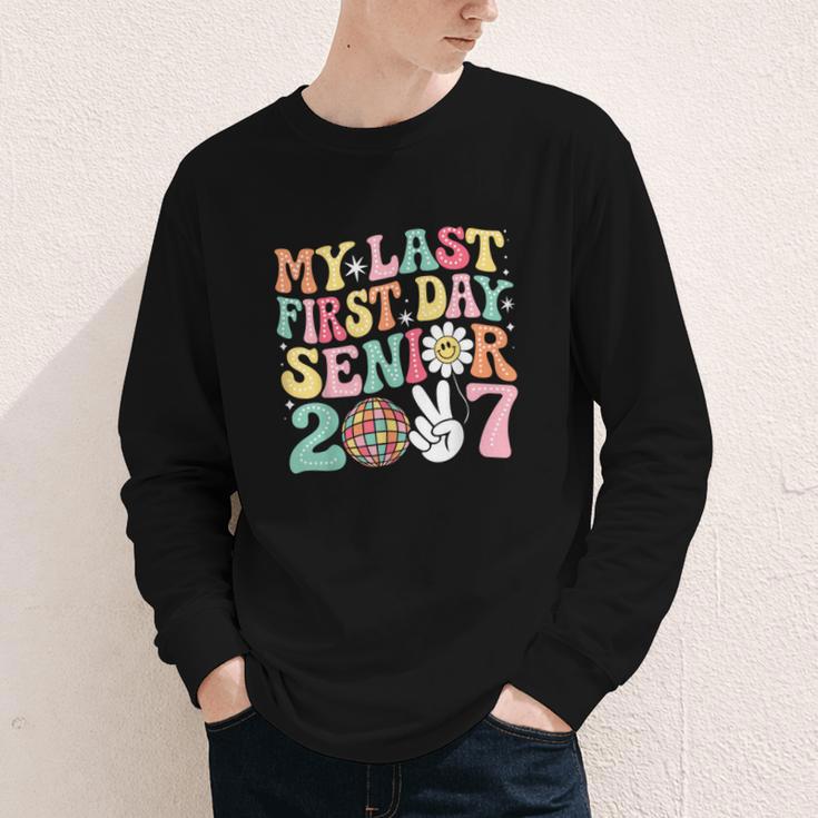 My Last First Day Senior 2027 Back To School Class Of 2027 Youth Long Sleeve Tee My Last First Day Senior 2027 Back To School Class Of 2027 Youth Long Sleeve Tee