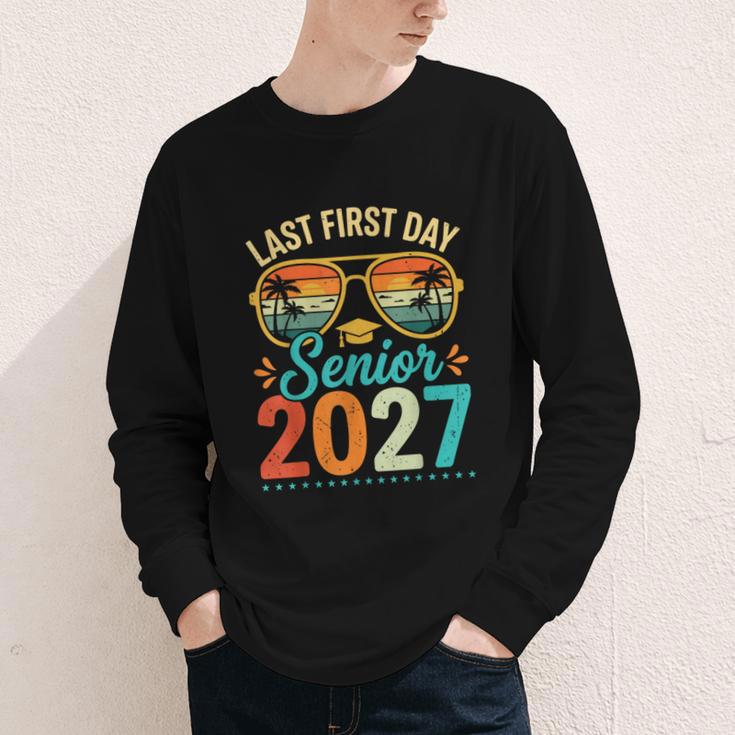 Last First Day Senior 2027 Back To School Students Tee Youth Long Sleeve Tee