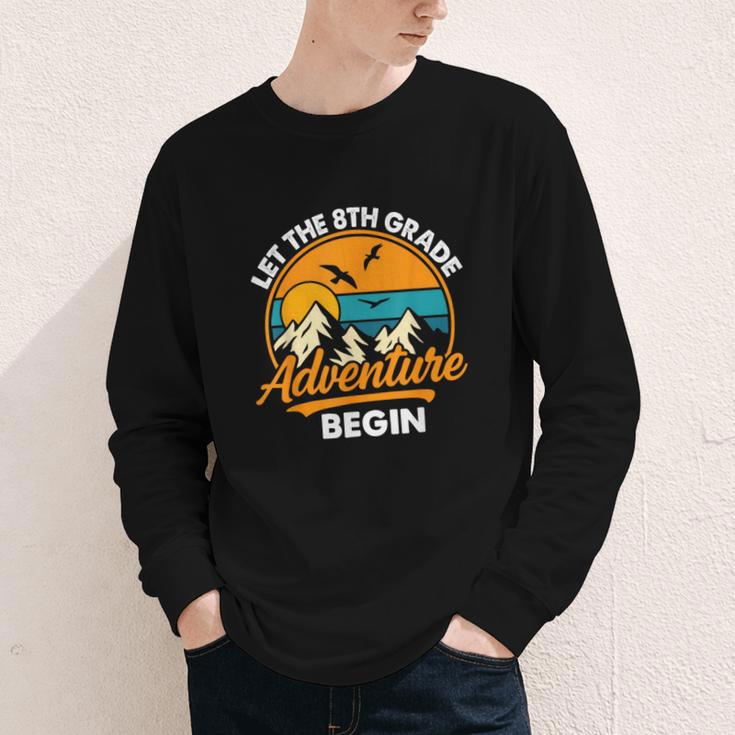 Let The 8th Grade Adventure Begin Back To School Youth Long Sleeve Tee Let The 8th Grade Adventure Begin Back To School Youth Long Sleeve Tee