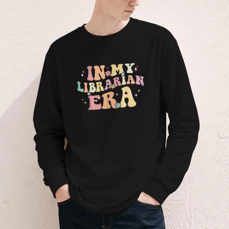 In My Librarian Era Retro Back To School Bookworm Book Lover Youth Long Sleeve Tee In My Librarian Era Retro Back To School Bookworm Book Lover Youth Long Sleeve Tee