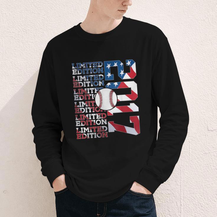 Limited Edition 2017 Baseball 9TH Birthday Youth Long Sleeve Tee