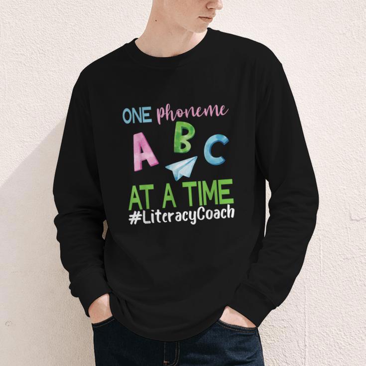 Literacy Coach Phoneme ABC Appreciation Back To School Youth Long Sleeve Tee Literacy Coach Phoneme ABC Appreciation Back To School Youth Long Sleeve Tee