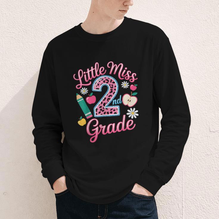 Little Miss 2nd Grade Grader Girls 1st Day Back To School Youth Long Sleeve Tee Little Miss 2nd Grade Grader Girls 1st Day Back To School Youth Long Sleeve Tee
