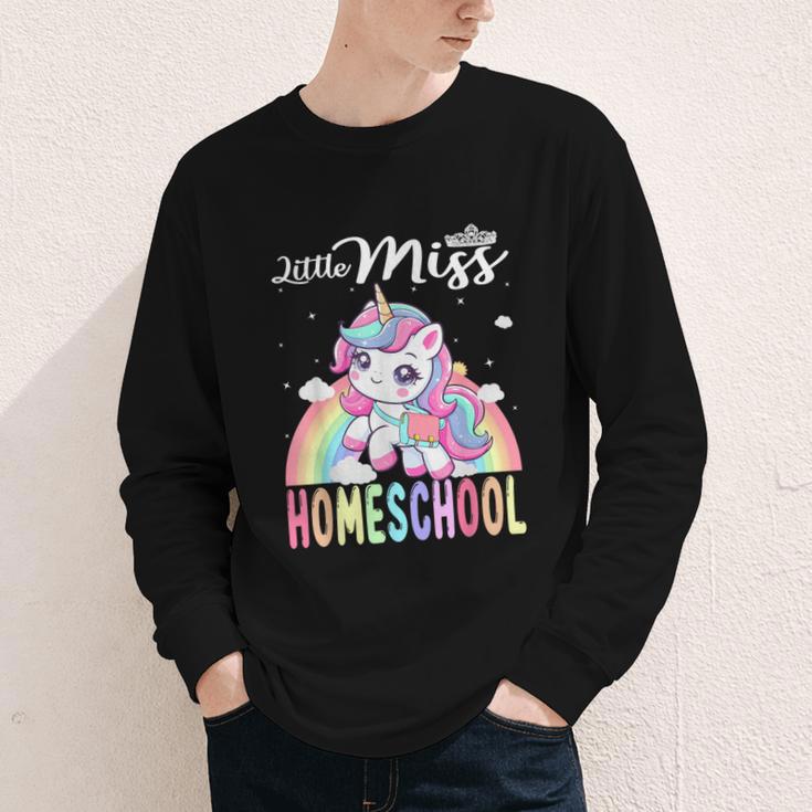 Little Miss Homeschool Back To School Girls Homeschool Youth Long Sleeve Tee