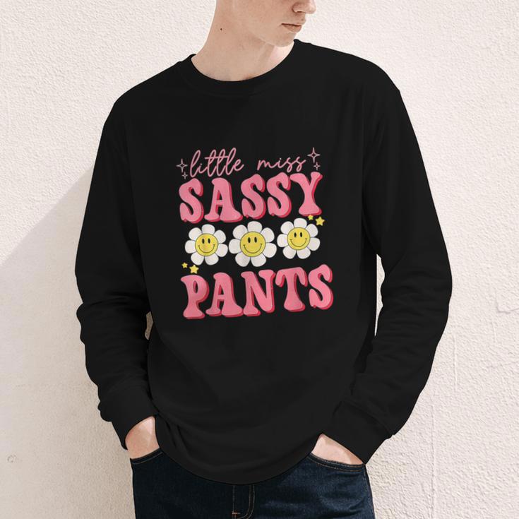 Little Miss Sassy Pants Back To School Girls Youth Long Sleeve Tee Little Miss Sassy Pants Back To School Girls Youth Long Sleeve Tee
