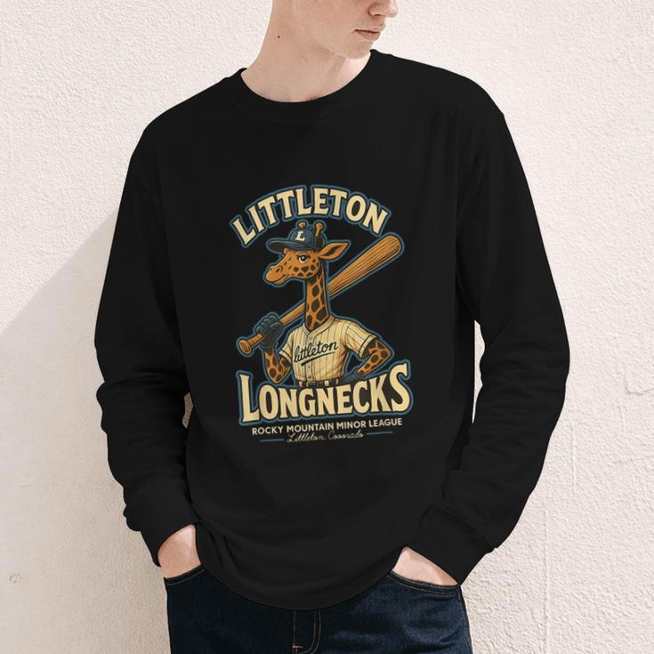 Littleton Longnecks Retro Minor League Baseball Youth Long Sleeve Tee Littleton Longnecks Retro Minor League Baseball Youth Long Sleeve Tee
