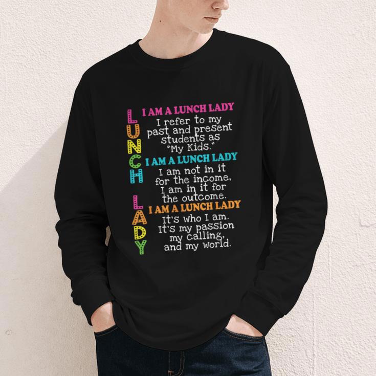 Lunch Hero Squad Lunch Ladies Cafeteria Crew Back To School Youth Long Sleeve Tee