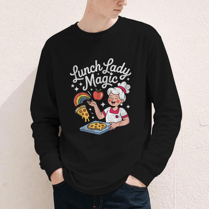 Lunch Lady Magic Cafeteria Worker Back To School Women Girls Youth Long Sleeve Tee Lunch Lady Magic Cafeteria Worker Back To School Women Girls Youth Long Sleeve Tee