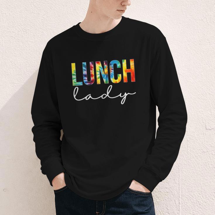 Lunch Lady For Work Tie Dye Back To School Appreciation Day Youth Long Sleeve Tee Lunch Lady For Work Tie Dye Back To School Appreciation Day Youth Long Sleeve Tee