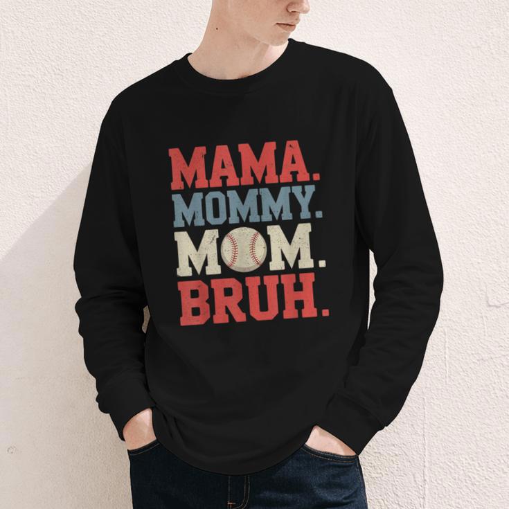Mama Mommy Mom Bruh Baseball For Women Grandma Mother's Day Youth Long Sleeve Tee Mama Mommy Mom Bruh Baseball For Women Grandma Mother's Day Youth Long Sleeve Tee