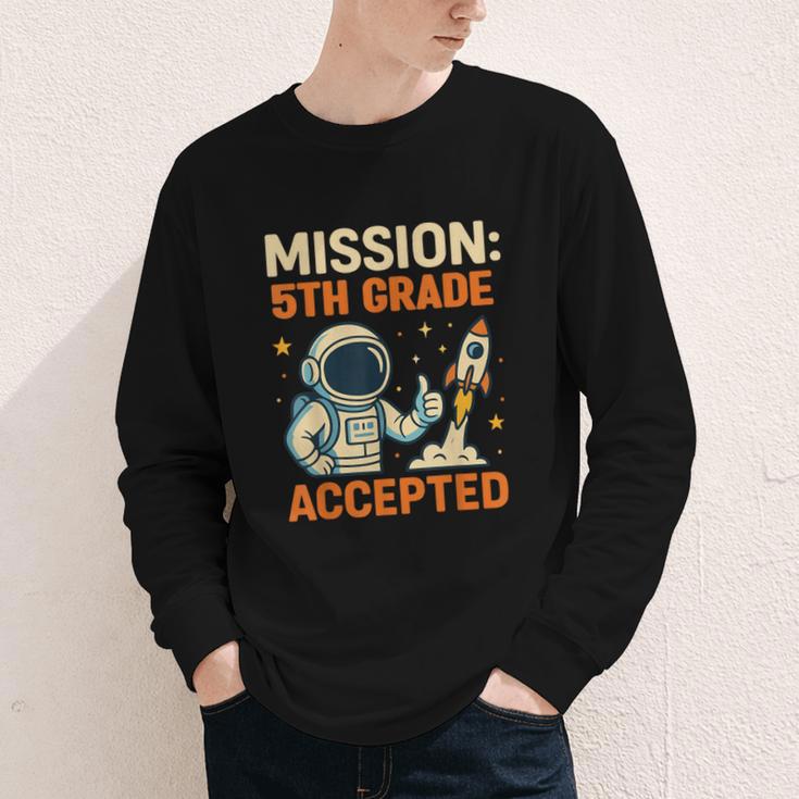 Mission Fifth 5th Grade Accepted Astronaut Back To School Youth Long Sleeve Tee Mission Fifth 5th Grade Accepted Astronaut Back To School Youth Long Sleeve Tee