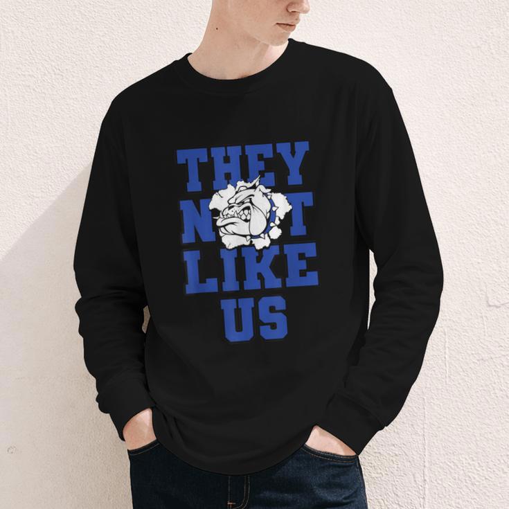 Not Like Bulldog Back To School Spirit B Youth Long Sleeve Tee Not Like Bulldog Back To School Spirit B Youth Long Sleeve Tee