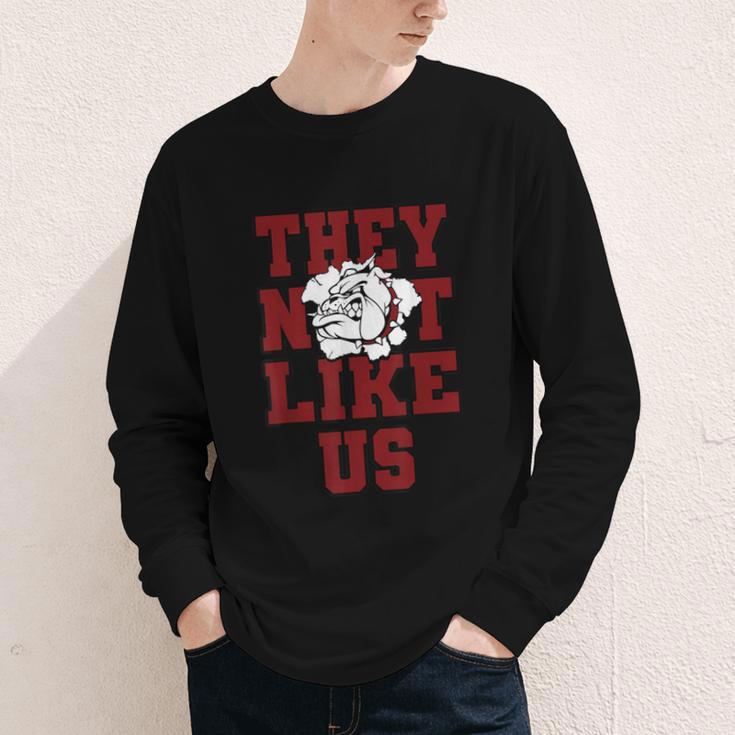 Not Like Bulldog Back To School Spirit M Youth Long Sleeve Tee Not Like Bulldog Back To School Spirit M Youth Long Sleeve Tee