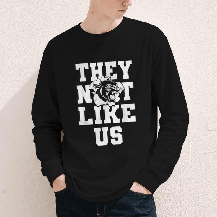 Not Like Panthers Back To School Spirit Youth Long Sleeve Tee