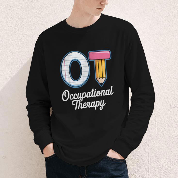 Occupational Therapy OT And COTA Back To School Youth Long Sleeve Tee Occupational Therapy OT And COTA Back To School Youth Long Sleeve Tee