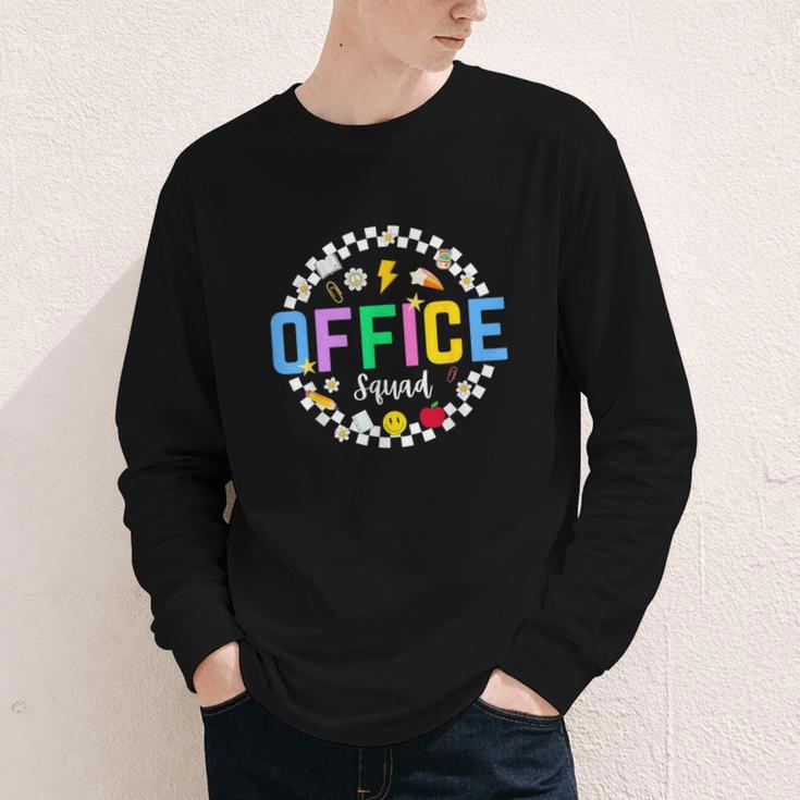 Office Squad Back To School Happy First Day Of School Youth Long Sleeve Tee Office Squad Back To School Happy First Day Of School Youth Long Sleeve Tee