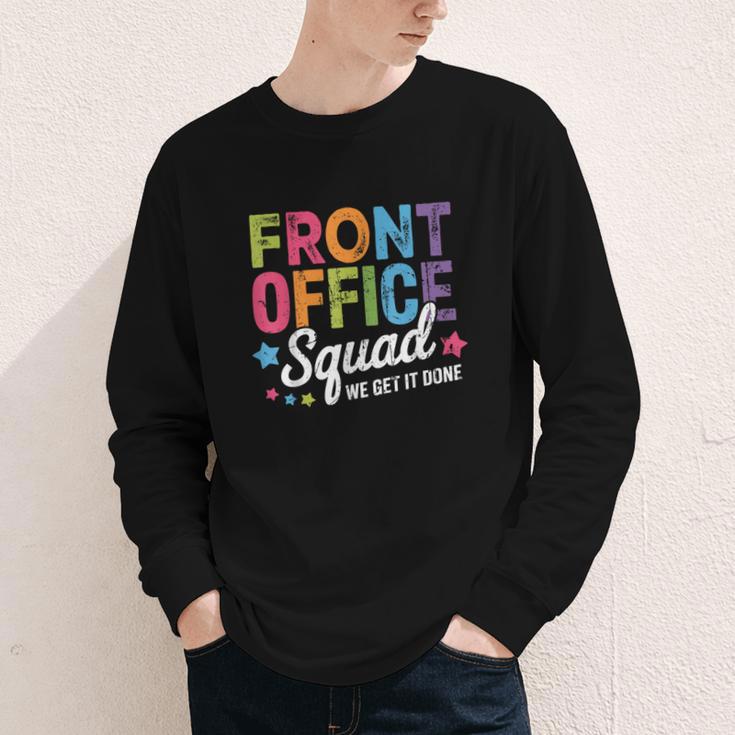Office Squad We Get It Done Back To School Happy First Day Youth Long Sleeve Tee Office Squad We Get It Done Back To School Happy First Day Youth Long Sleeve Tee