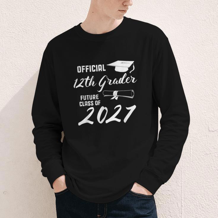 Official 12th Grader Future Class Of 2027 Back To School Youth Long Sleeve Tee