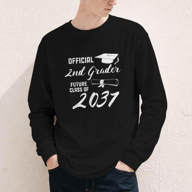 Official 2nd Grader Future Class Of 2037 Back To School Youth Long Sleeve Tee
