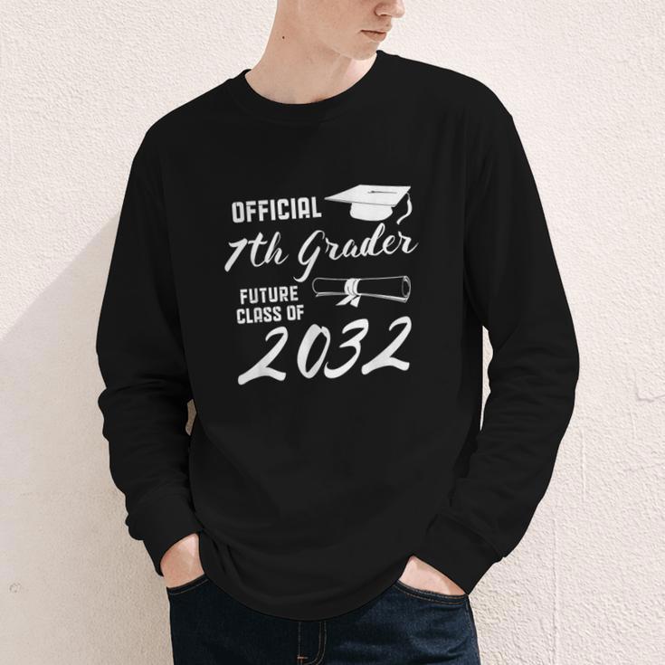 Official 7th Grader Future Class Of 2032 Back To School Youth Long Sleeve Tee Official 7th Grader Future Class Of 2032 Back To School Youth Long Sleeve Tee
