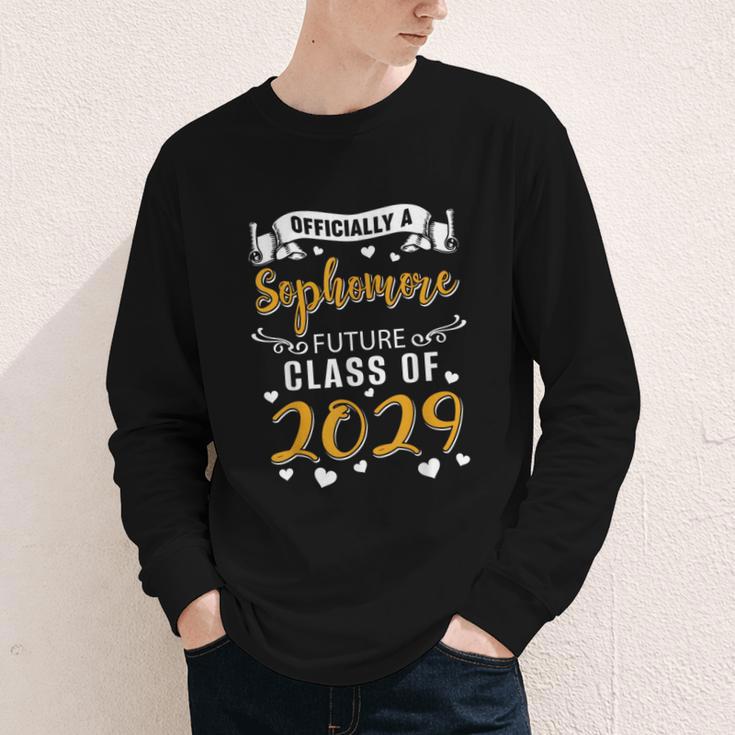 Officially a Sophomore Future Class Of 2029 Back To School Youth Long Sleeve Tee Officially a Sophomore Future Class Of 2029 Back To School Youth Long Sleeve Tee