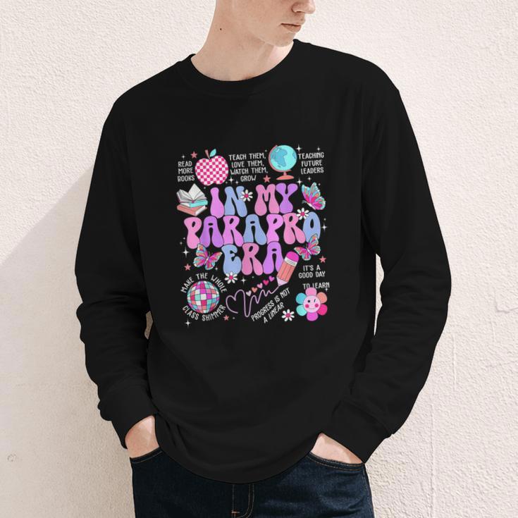 In My Parapro Era Paraprofessional First Day Back To School Youth Long Sleeve Tee