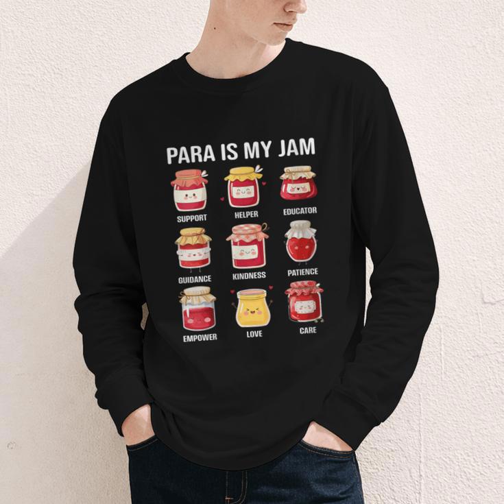 Parateaching Para Is My Jam Back To School For Paraeducator Youth Long Sleeve Tee Parateaching Para Is My Jam Back To School For Paraeducator Youth Long Sleeve Tee