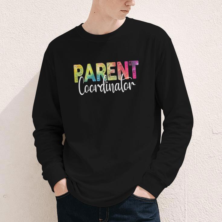 Parent Coordinator Tie Dye Back To School Appreciation Youth Long Sleeve Tee