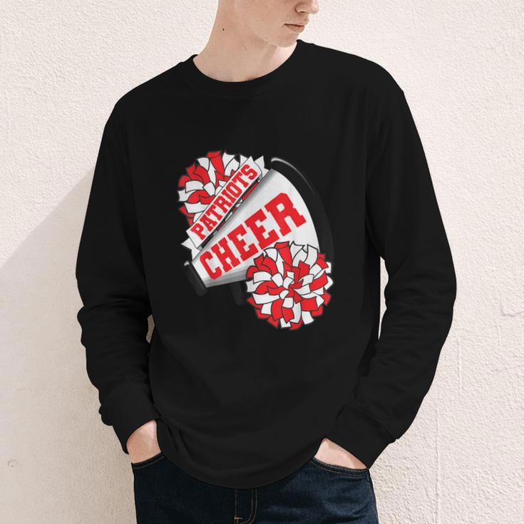 Patriots Cheer Back To School Cheerleading Spirit R Youth Long Sleeve Tee Patriots Cheer Back To School Cheerleading Spirit R Youth Long Sleeve Tee