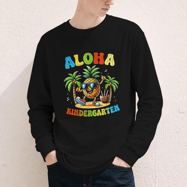 Pinapple Beach Back To School Day Aloha Kindergarten Youth Long Sleeve Tee Pinapple Beach Back To School Day Aloha Kindergarten Youth Long Sleeve Tee