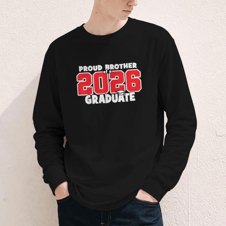 Proud Brother Of 2026 Graduate Matching Back To School R Youth Long Sleeve Tee