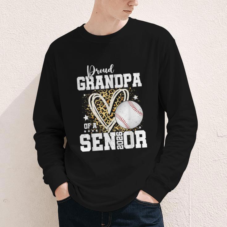 Proud Grandpa Of A 2026 Senior Baseball Graduation Leopard Youth Long Sleeve Tee Proud Grandpa Of A 2026 Senior Baseball Graduation Leopard Youth Long Sleeve Tee
