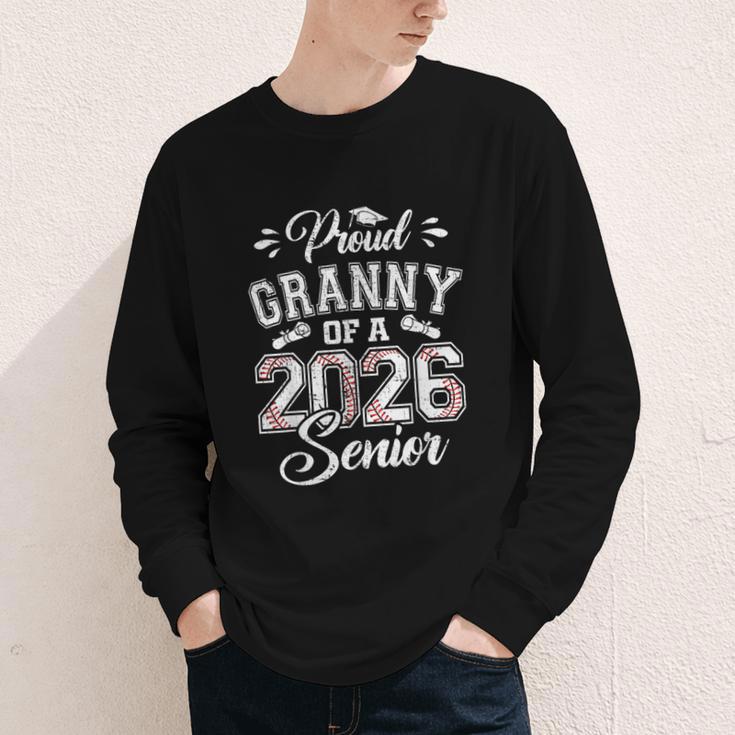 Proud Granny Of A 2026 Senior Baseball Graduate Youth Long Sleeve Tee