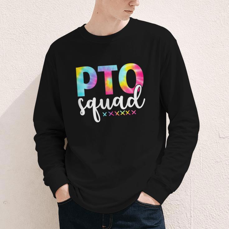 Pto Squad Groovy Back To School Women Appreciation Youth Long Sleeve Tee Pto Squad Groovy Back To School Women Appreciation Youth Long Sleeve Tee