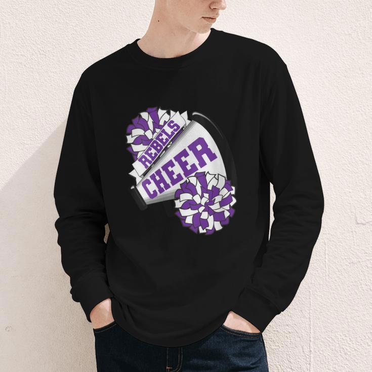 Rebels Cheer Back To School Cheerleading Spirit P Youth Long Sleeve Tee