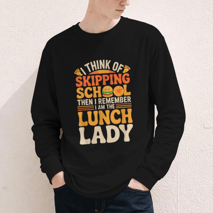 Remember I'm The Lunch Lady Back To School Cafeteria Worker Youth Long Sleeve Tee