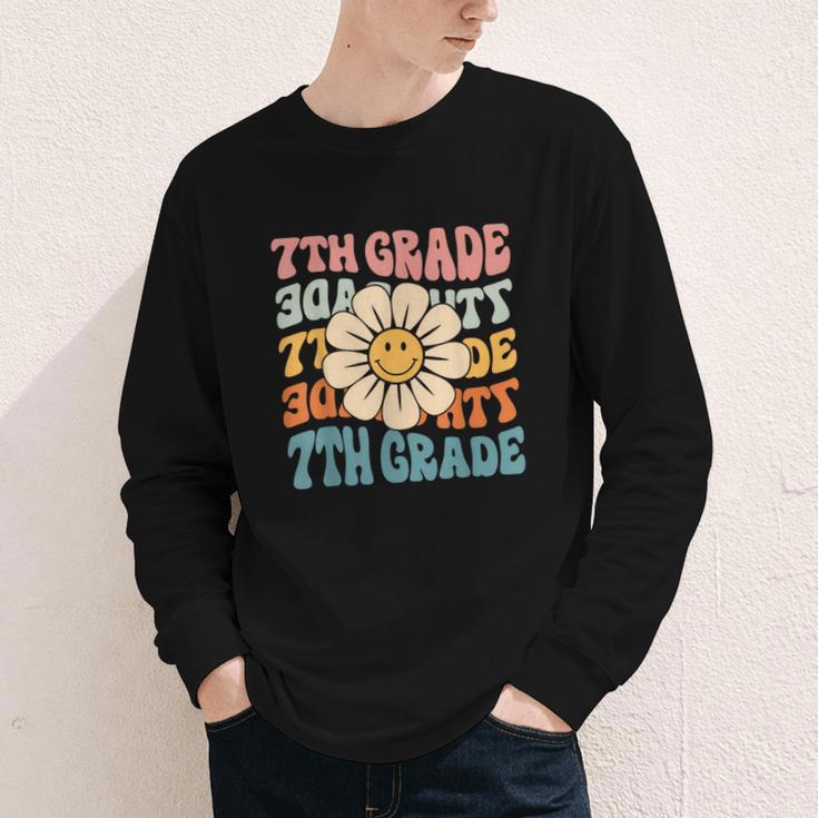 Retro 7th Grade Daisy Colorful Back To School Seventh Grade Youth Long Sleeve Tee Retro 7th Grade Daisy Colorful Back To School Seventh Grade Youth Long Sleeve Tee