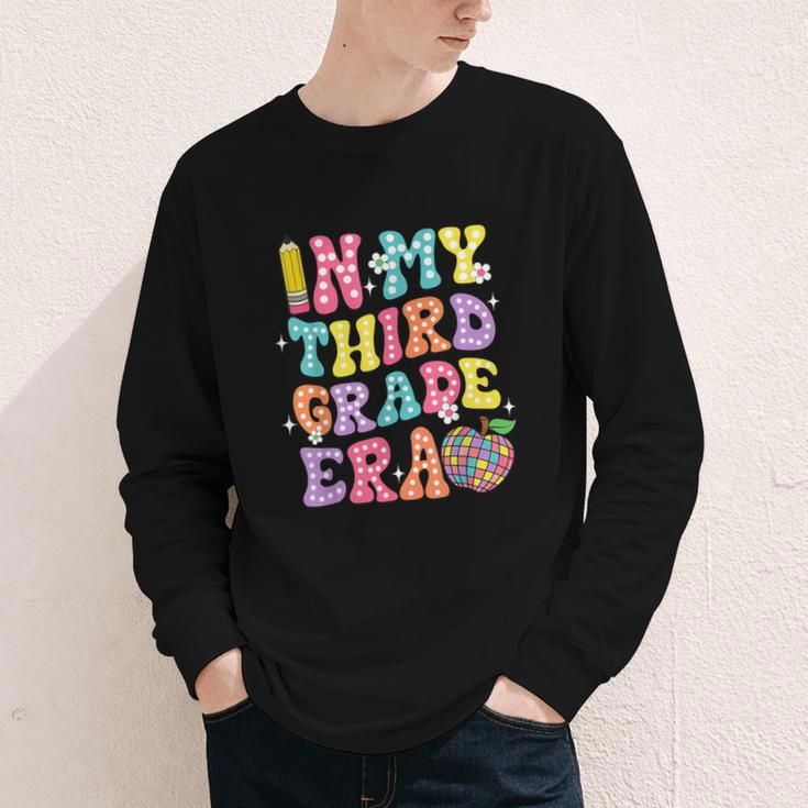 Retro Groovy In My Third Grade Era First Day Back To School Youth Long Sleeve Tee Retro Groovy In My Third Grade Era First Day Back To School Youth Long Sleeve Tee