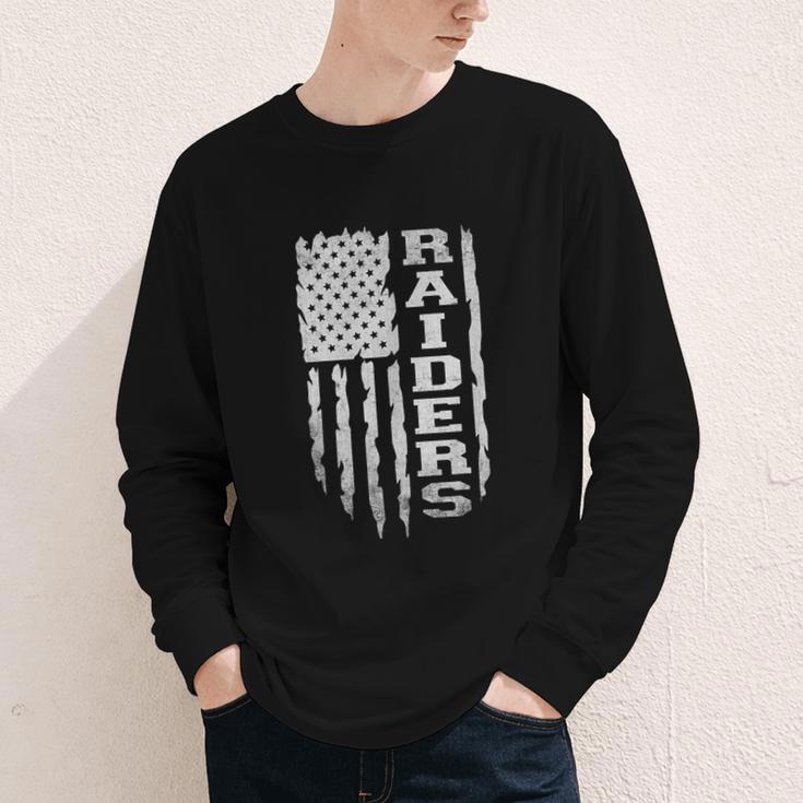 Retro Raiders Back To School Team Spirit For Men Women Kids Youth Long Sleeve Tee Retro Raiders Back To School Team Spirit For Men Women Kids Youth Long Sleeve Tee