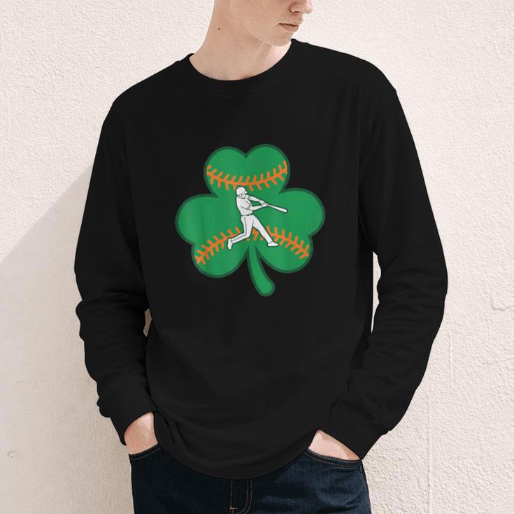Retro Shamrock Baseball St Patricks Day Men Women Boys Girls Youth Long Sleeve Tee Retro Shamrock Baseball St Patricks Day Men Women Boys Girls Youth Long Sleeve Tee